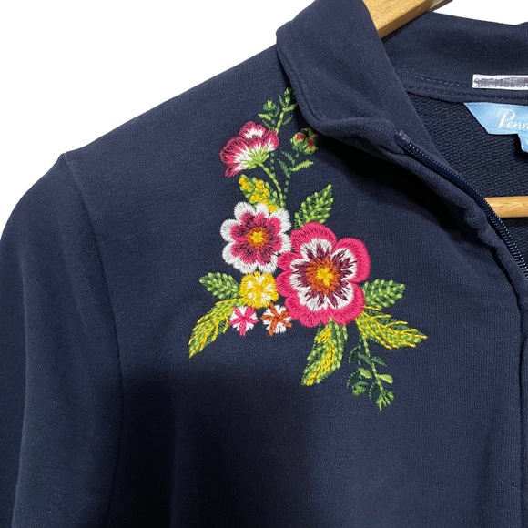 Penman’s Zip Up Sweater with floral embroidery - Picture 6 of 10